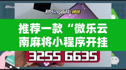 推荐一款“微乐云南麻将小程序开挂免费软件	”(透视挂)辅助透视教程