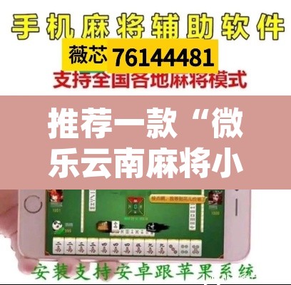 推荐一款“微乐云南麻将小程序开挂免费软件”(透视挂)辅助透视教程