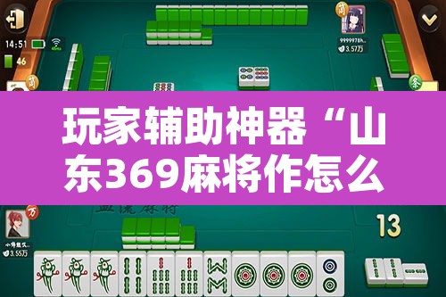 玩家辅助神器“山东369麻将作怎么弊器下载”附辅助神器开挂脚本详细步骤
