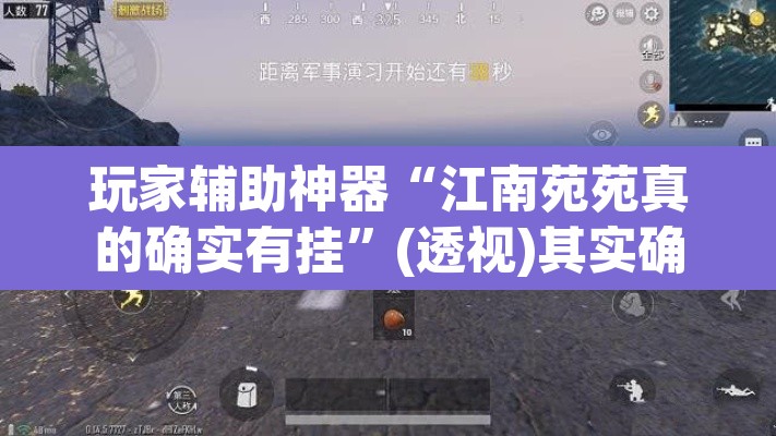 玩家辅助神器“江南苑苑真的确实有挂”(透视)其实确实有挂
