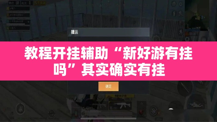 教程开挂辅助“新好游有挂吗	”其实确实有挂