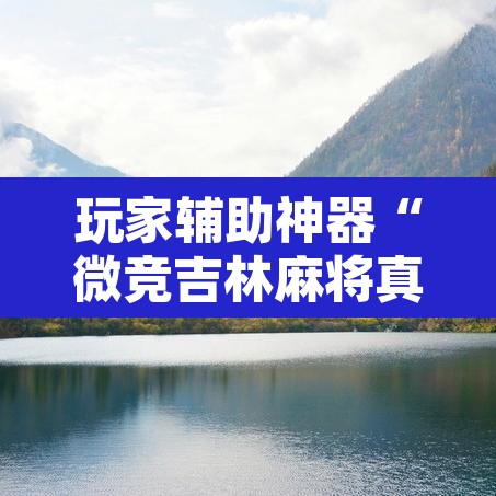 玩家辅助神器“微竞吉林麻将真的可以开挂	”附辅助神器开挂脚本详细步骤