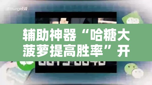 辅助神器“哈糖大菠萝提高胜率”开挂辅助脚本+详细开挂安装教程