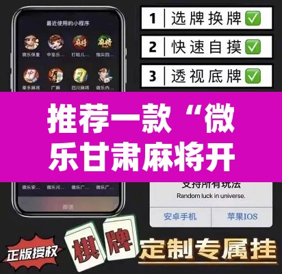 推荐一款“微乐甘肃麻将开挂神器下载	”(透视挂)辅助透视教程
