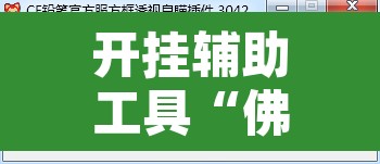 开挂辅助工具“佛手在线作弊透视软件	”其实确实有挂
