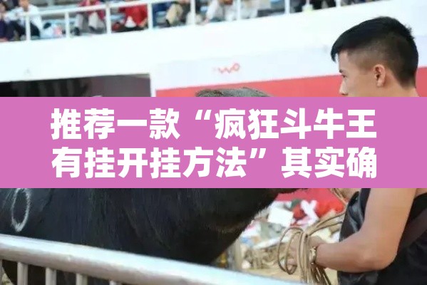 推荐一款“疯狂斗牛王有挂开挂方法”其实确实有挂