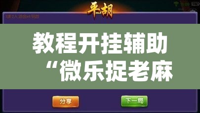 教程开挂辅助“微乐捉老麻子外卦神器下载安装	”(透视挂)辅助透视教程