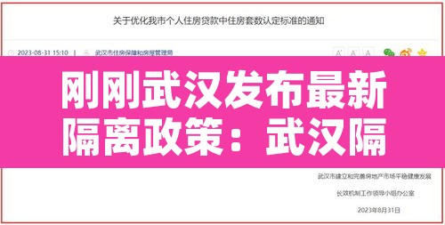 刚刚武汉发布最新隔离政策：武汉隔离政策最新消息