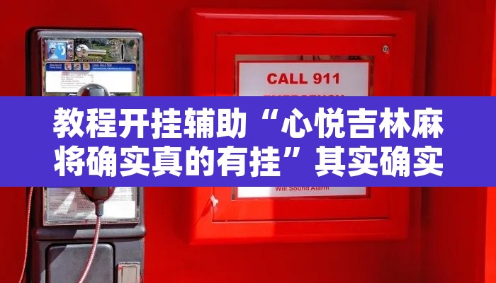 教程开挂辅助“心悦吉林麻将确实真的有挂”其实确实有挂