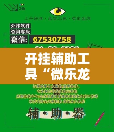 开挂辅助工具“微乐龙江麻将万能开挂器”其实确实有挂