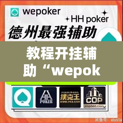 教程开挂辅助“wepoker透视挂被骗经历”开挂辅助脚本+详细开挂安装教程