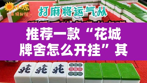推荐一款“花城牌舍怎么开挂	”其实确实有挂