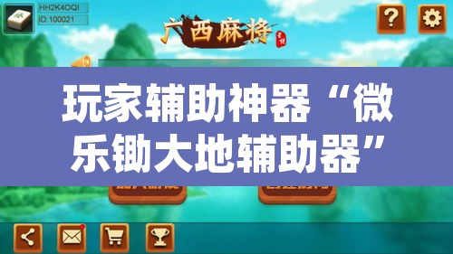 玩家辅助神器“微乐锄大地辅助器	”(透视挂)辅助透视教程