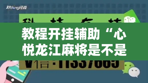 教程开挂辅助“心悦龙江麻将是不是有挂”(透视挂)辅助透视教程
