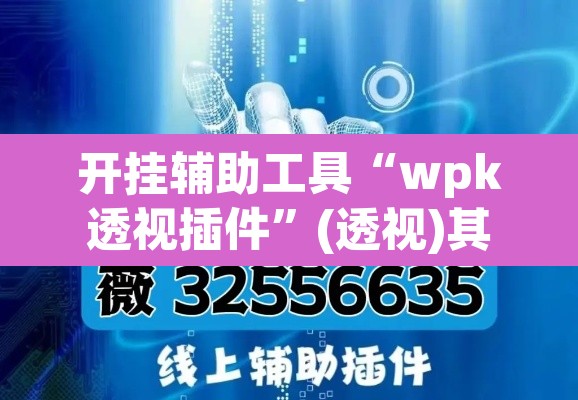 开挂辅助工具“wpk透视插件”(透视)其实确实有挂