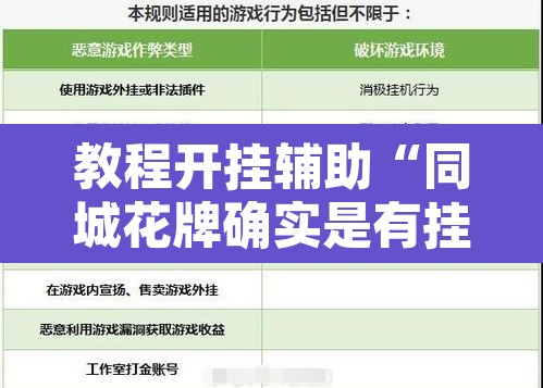 教程开挂辅助“同城花牌确实是有挂	”开挂辅助脚本+详细开挂安装教程