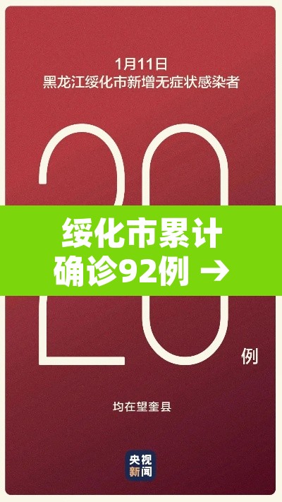 绥化市累计确诊92例 → 绥化市确诊病例详情