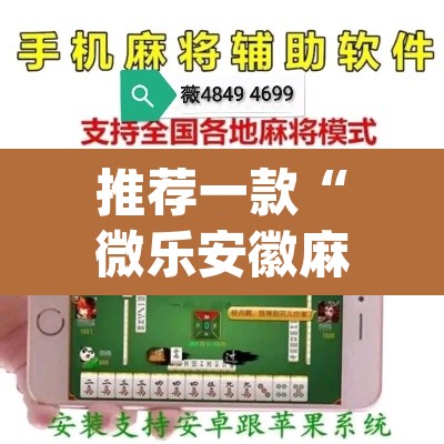 推荐一款“微乐安徽麻将开挂教程”(透视)其实确实有挂