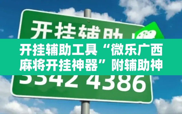 开挂辅助工具“微乐广西麻将开挂神器”附辅助神器开挂脚本详细步骤