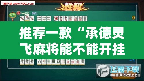推荐一款“承德灵飞麻将能不能开挂”(透视挂)辅助透视教程