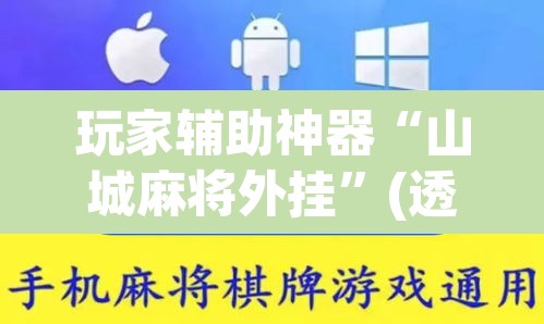 玩家辅助神器“山城麻将外挂”(透视挂)辅助透视教程