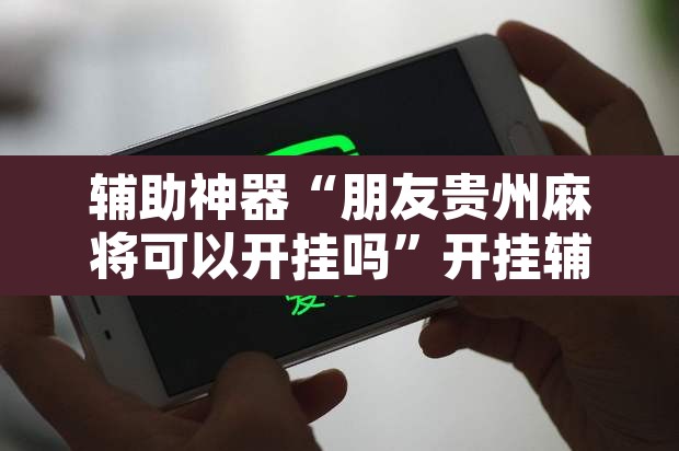 辅助神器“朋友贵州麻将可以开挂吗”开挂辅助脚本+详细开挂安装教程