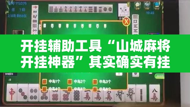 开挂辅助工具“山城麻将开挂神器”其实确实有挂