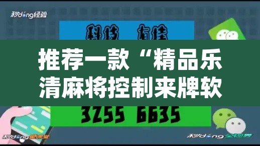 推荐一款“精品乐清麻将控制来牌软件”(透视挂)辅助透视教程