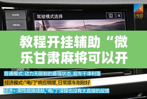 教程开挂辅助“微乐甘肃麻将可以开挂吗”开挂辅助脚本+详细开挂安装教程