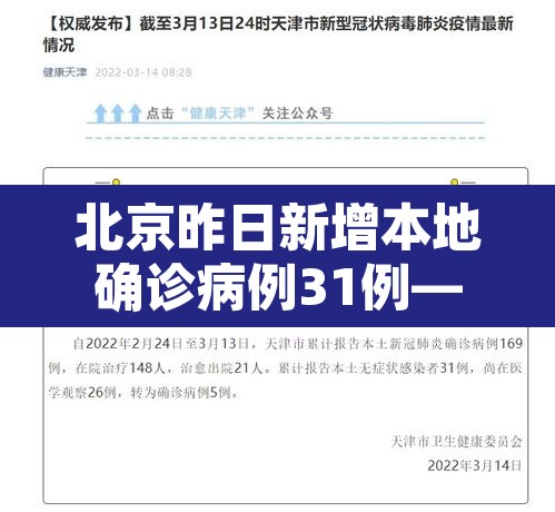北京昨日新增本地确诊病例31例—（北京昨日新增本地确诊病例31例详情）