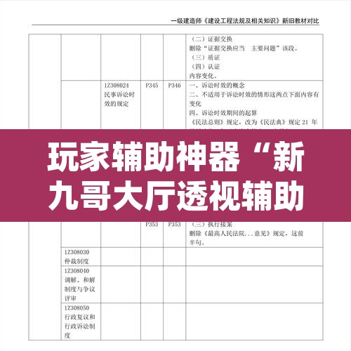 玩家辅助神器“新九哥大厅透视辅助最新”(透视挂)辅助透视教程