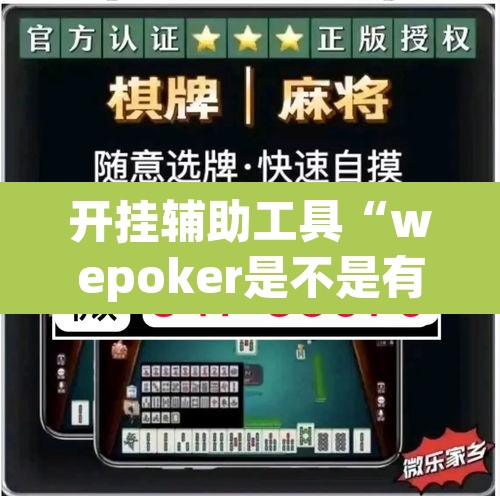 开挂辅助工具“wepoker是不是有透视软件”其实确实有挂
