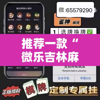 推荐一款“微乐吉林麻将万能开挂器免费”其实确实有挂