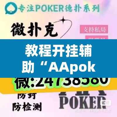 教程开挂辅助“AApoker到底有没有透视	”开挂辅助脚本+详细开挂安装教程