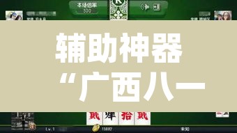 辅助神器“广西八一字牌怎么开挂”(透视挂)辅助透视教程