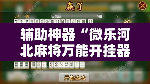 辅助神器“微乐河北麻将万能开挂器免费通用版”附辅助神器开挂脚本详细步骤