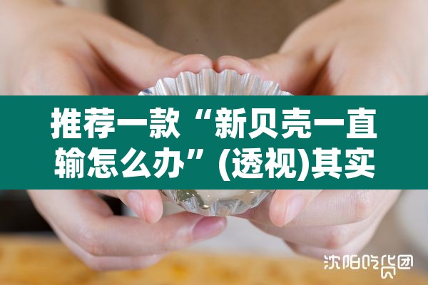 推荐一款“新贝壳一直输怎么办	”(透视)其实确实有挂