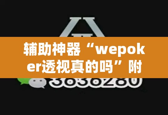 辅助神器“wepoker透视真的吗”附辅助神器开挂脚本详细步骤
