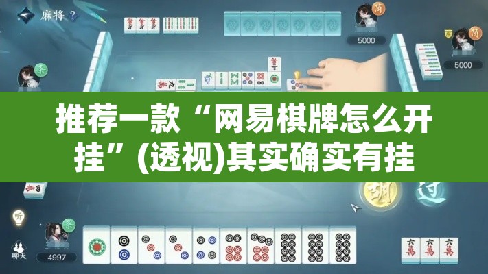 推荐一款“网易棋牌怎么开挂	”(透视)其实确实有挂