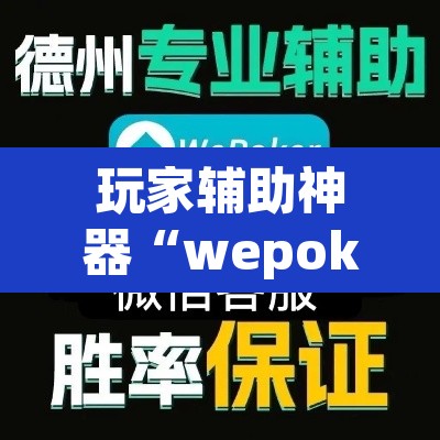 玩家辅助神器“wepoker作 弊透视开挂”(透视挂)辅助透视教程