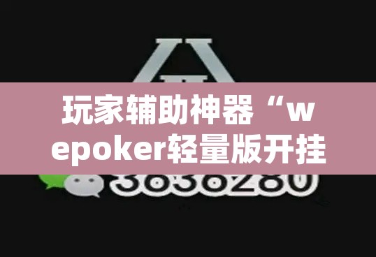 玩家辅助神器“wepoker轻量版开挂透视教程”其实确实有挂
