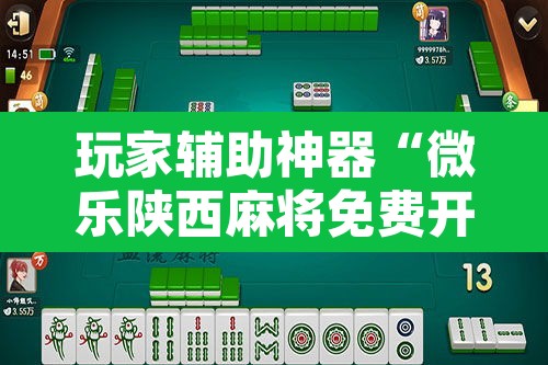 玩家辅助神器“微乐陕西麻将免费开挂神器”附辅助神器开挂脚本详细步骤