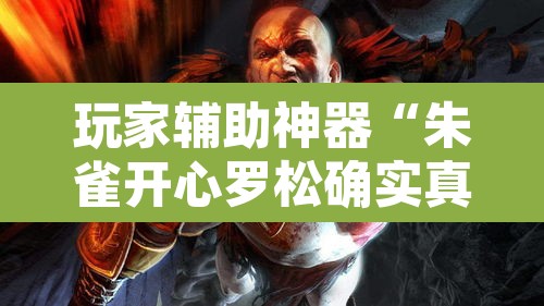 玩家辅助神器“朱雀开心罗松确实真的有挂”其实确实有挂