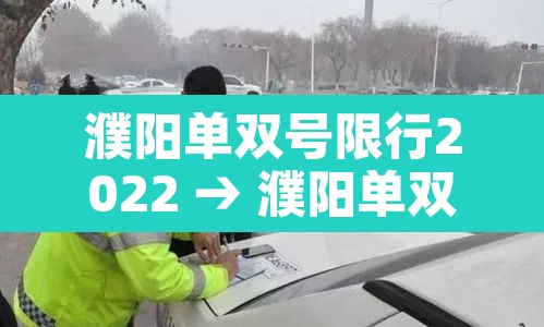 濮阳单双号限行2022 → 濮阳单双号限行2020