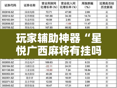 玩家辅助神器“星悦广西麻将有挂吗	”开挂辅助脚本+详细开挂安装教程