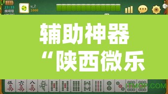 辅助神器“陕西微乐麻将万能开挂器”(透视)其实确实有挂
