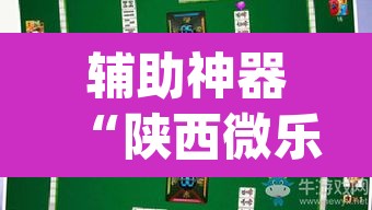 辅助神器“陕西微乐麻将万能开挂器	”(透视)其实确实有挂