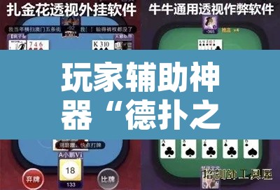 玩家辅助神器“德扑之星透视开挂辅助”其实确实有挂