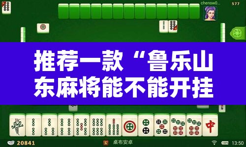推荐一款“鲁乐山东麻将能不能开挂	”开挂辅助脚本+详细开挂安装教程