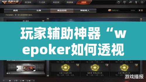 玩家辅助神器“wepoker如何透视	”(透视)其实确实有挂